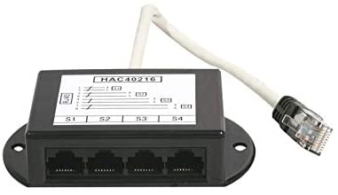 Répartiteur MoCA 2.0 4 Voies Amphenol ABS314H - Pour Réseau Câblé Domestique Haute Performance, 5-1675 MHz