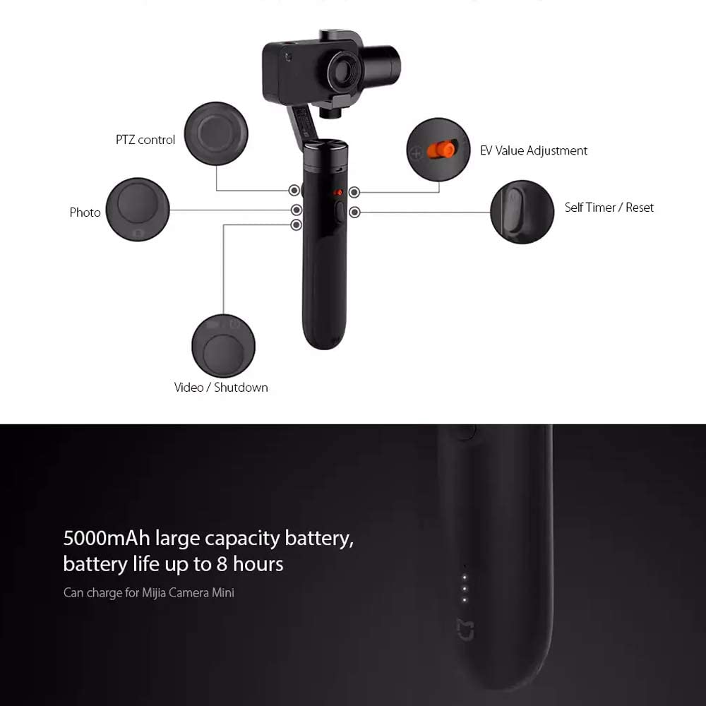 Stabilisateur Xiaomi Mi Action – Perche Selfie Aluminium, Pour Caméra Sport, Neuf