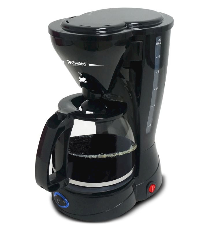 Techwood - Cafetière Machine à café Programmable NOIRE 6 tasses