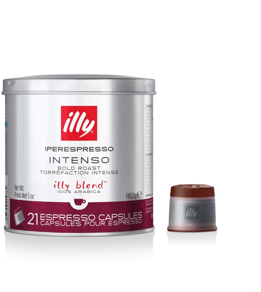 ILLY CAFE boite métal de 21 CAPSULES IPSO HOME INTENSO